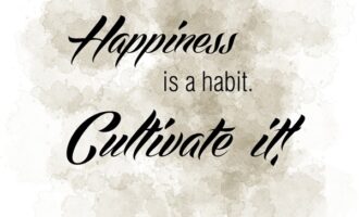Счастье — это привычка
